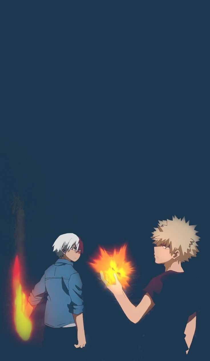 736x1264 Bakugou Phone Wallpaper