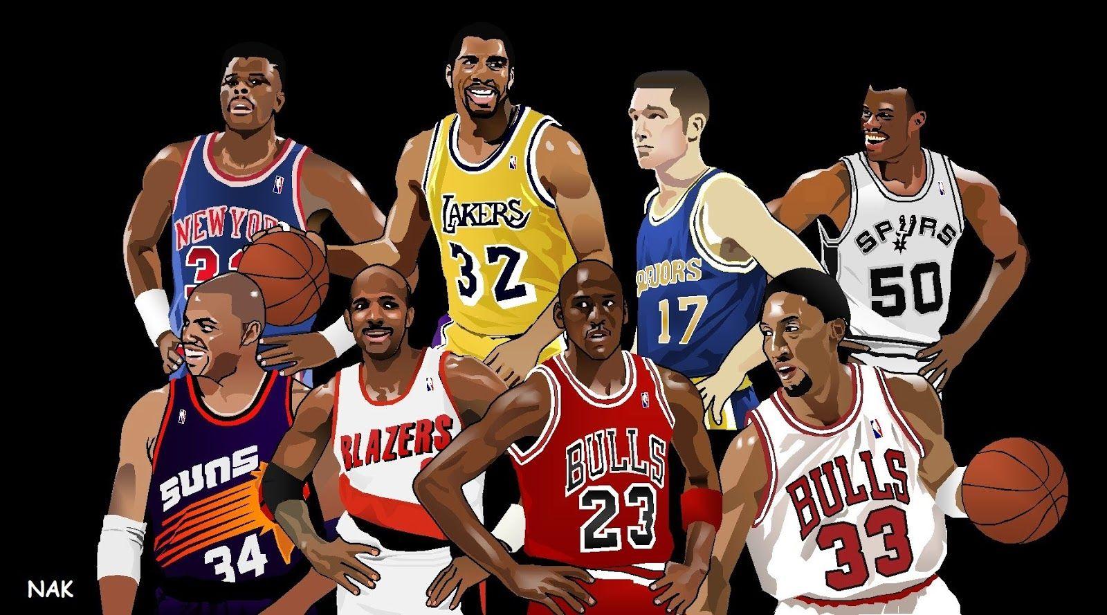 1600x889 Nba Legends Wallpaper