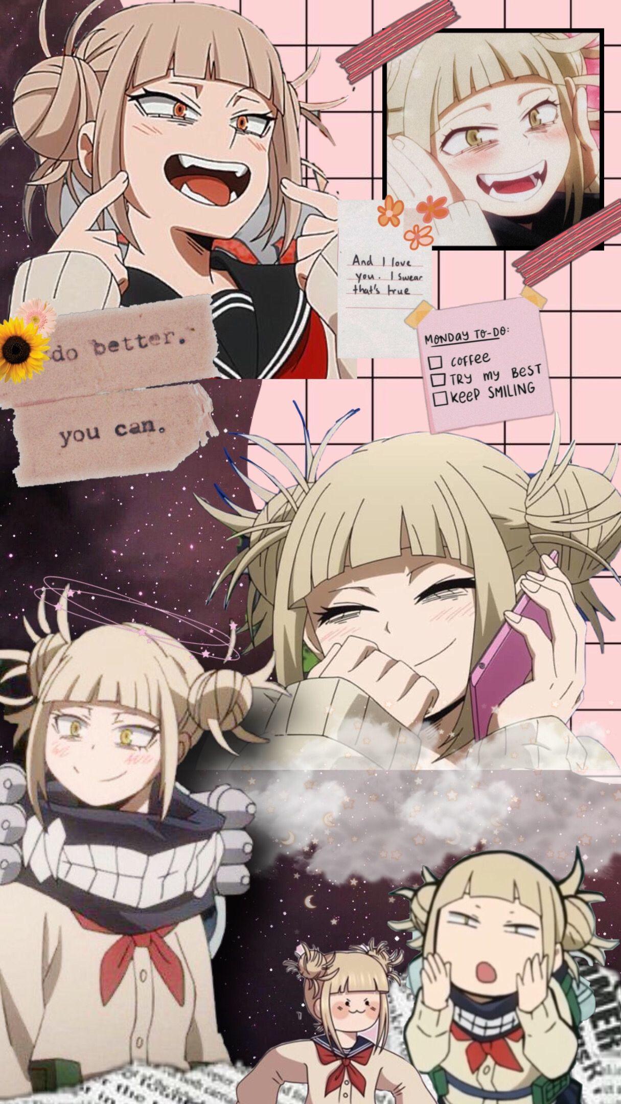 1215x2160 Himiko toga collage. Cute anime character, Cool anime wallpaper, Cute anime wallpaper