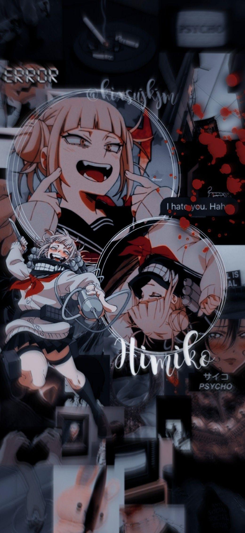 1041x2257 Himiko Toga Aesthetic Red