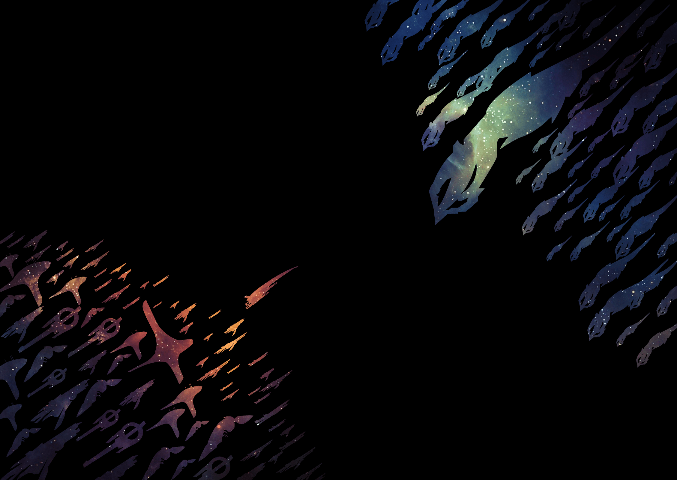 2257x1600 #Mass Effect, #simple, #black background, #Normandy SR- #minimalism, #Reapers, wallpaper. Mocah HD Wallpaper