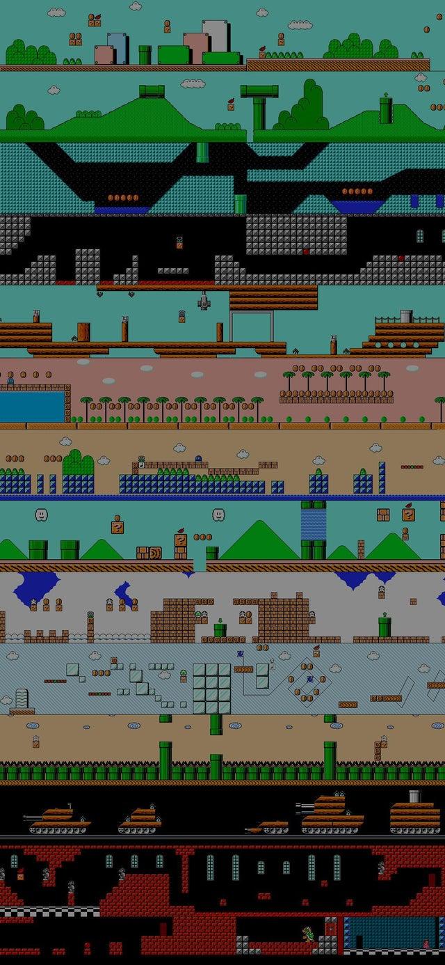 640x1386 I made a classic Super Mario Bros. 3 iPhone wallpaper: gaming