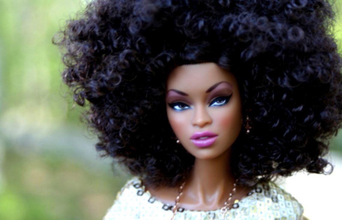 1140x735 Barbie Doll Wallpaper Cute Black Hair Doll