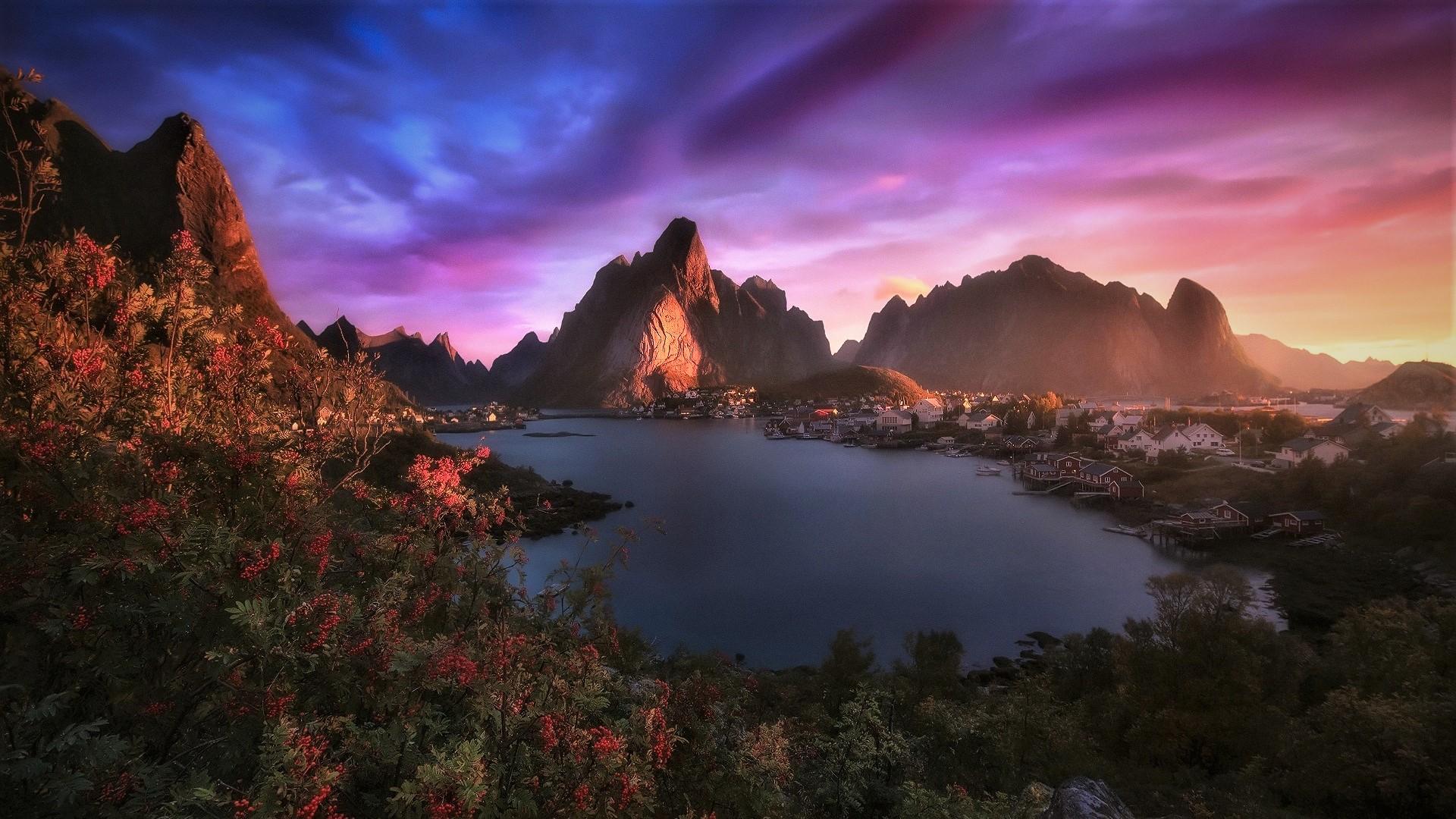 1920x1080 Lofoten, Norway in Autumn HD Wallpaper