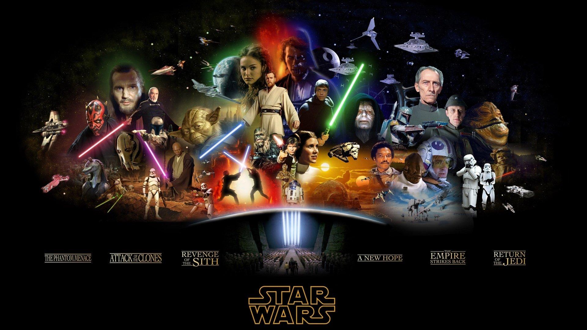 1920x1080 Star wars saga HD Wallpaper