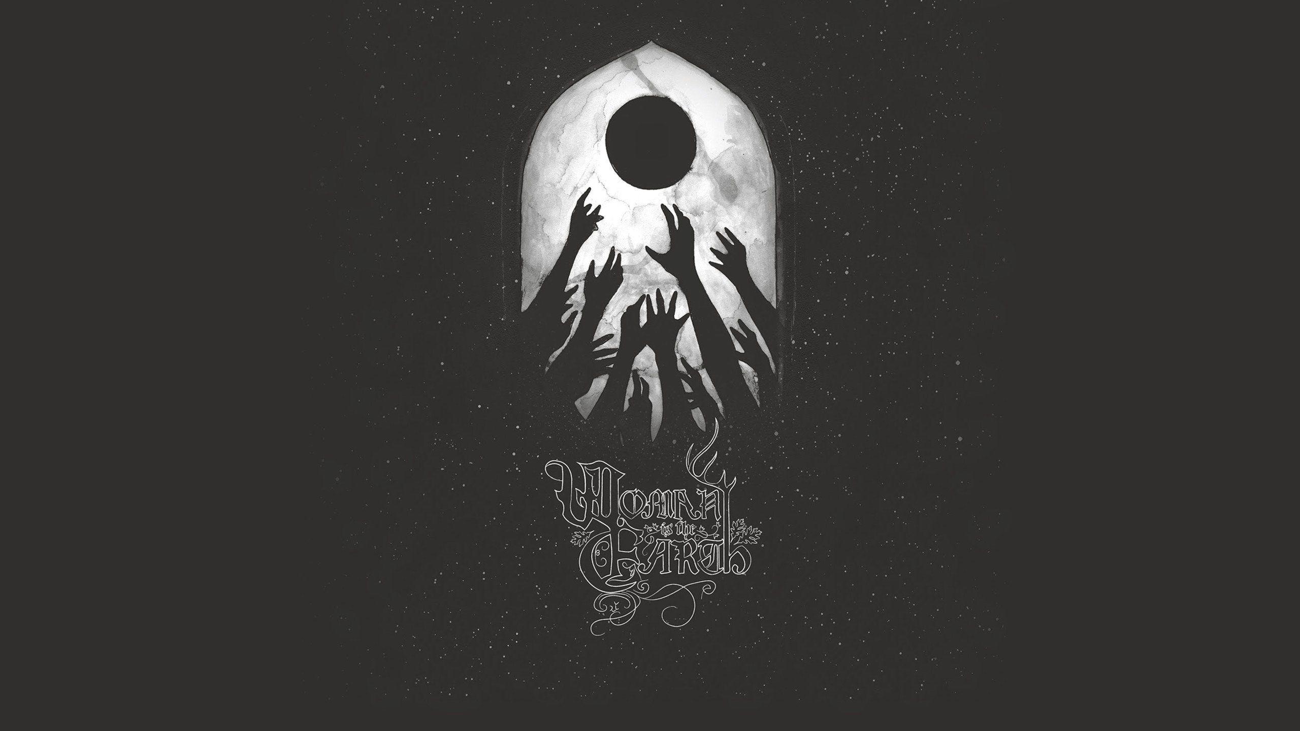 2560x1440 Black Metal Wallpaper