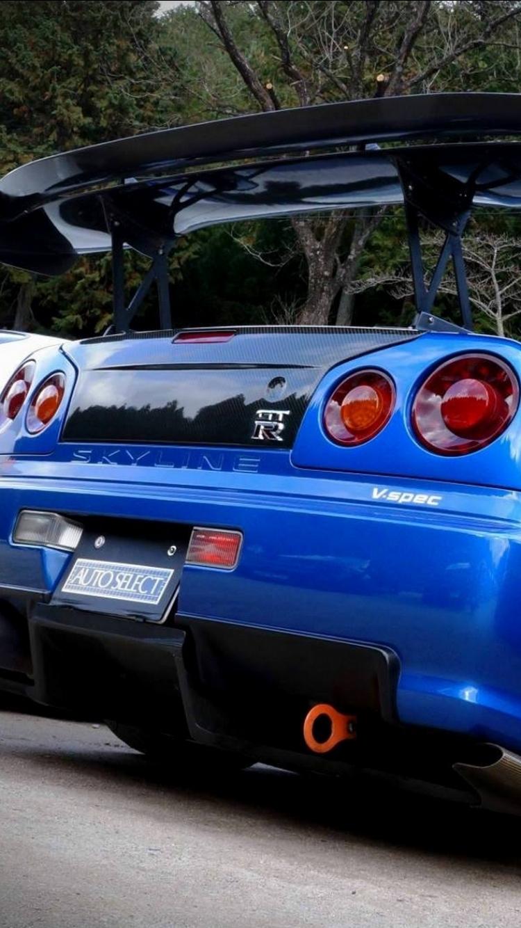 750x1334 Vehicles Nissan Skyline R34 (750x1334) Wallpaper