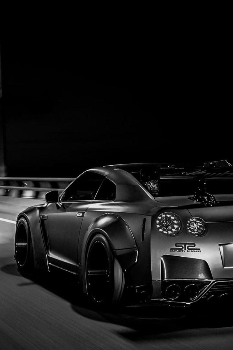 800x1200 Wallpaper Black Coupe, Tuning, Nissan Skyline Gt R R35 • Wallpaper For You HD Wallpaper For Desktop & Mobile