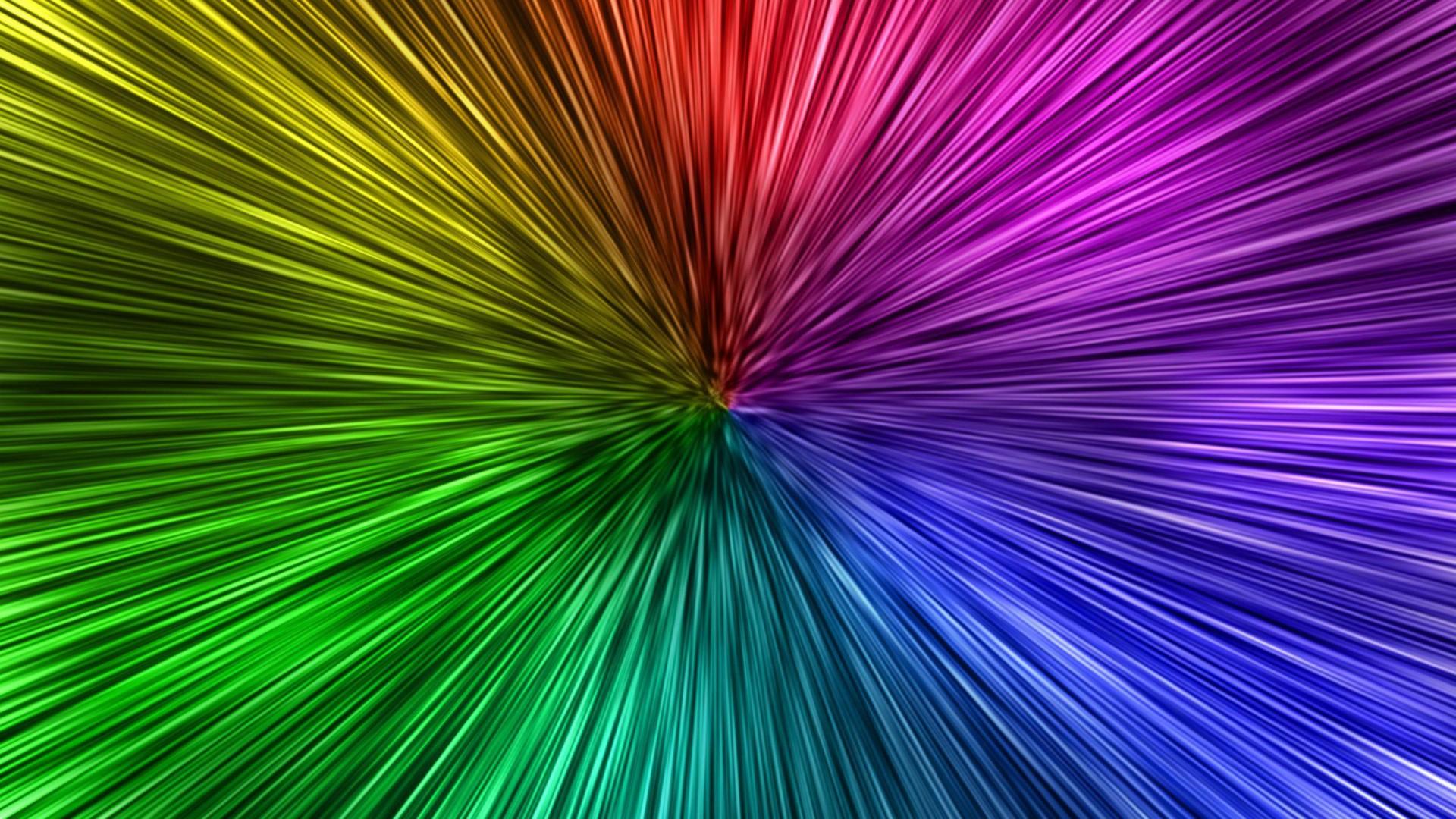 1920x1080 Rainbow Neon Tie Dye Wallpaper