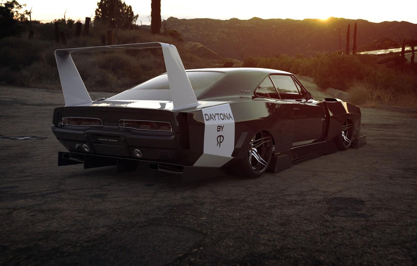 1332x850 Wallpaper Auto, Machine, Charger, Rendering, Concept Art, Daytona, Dodge Charger Daytona, Transport & Vehicles, Rostislav Prokop, by Rostislav Prokop, Daytona Charger II, Daytona Charger image for desktop, section рендеринг