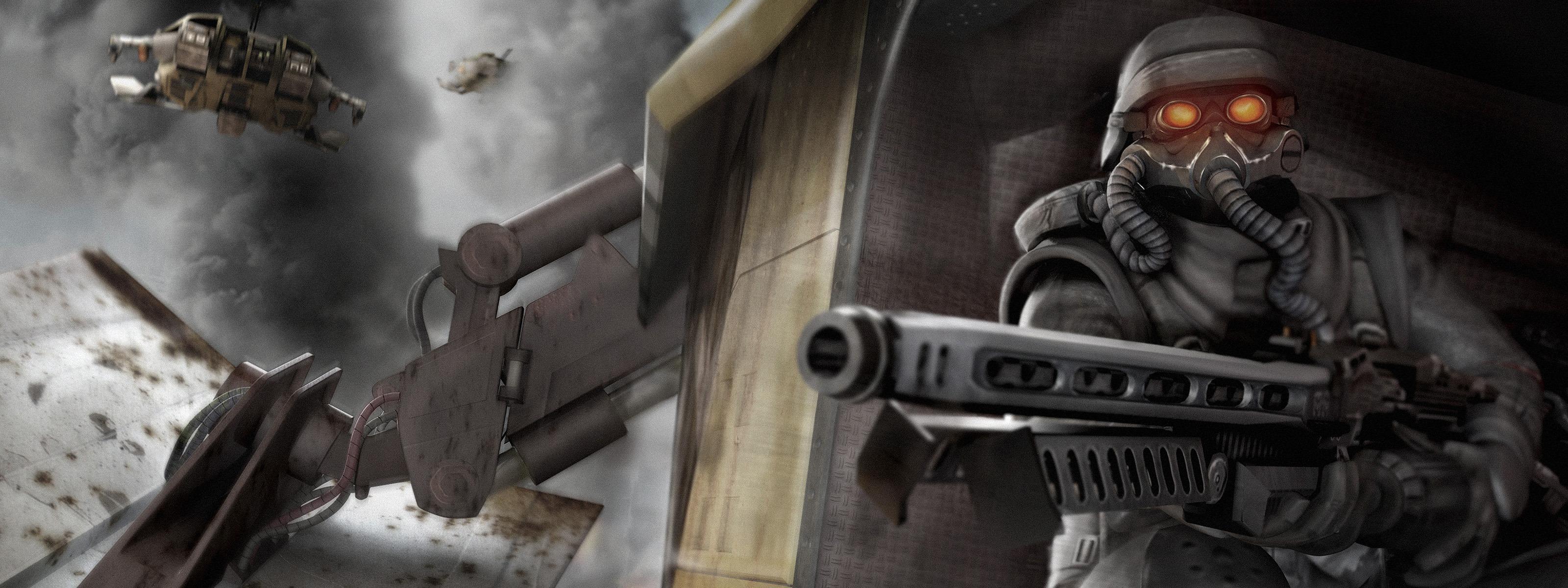 3200x1200 Game Wallpaper Dual Image