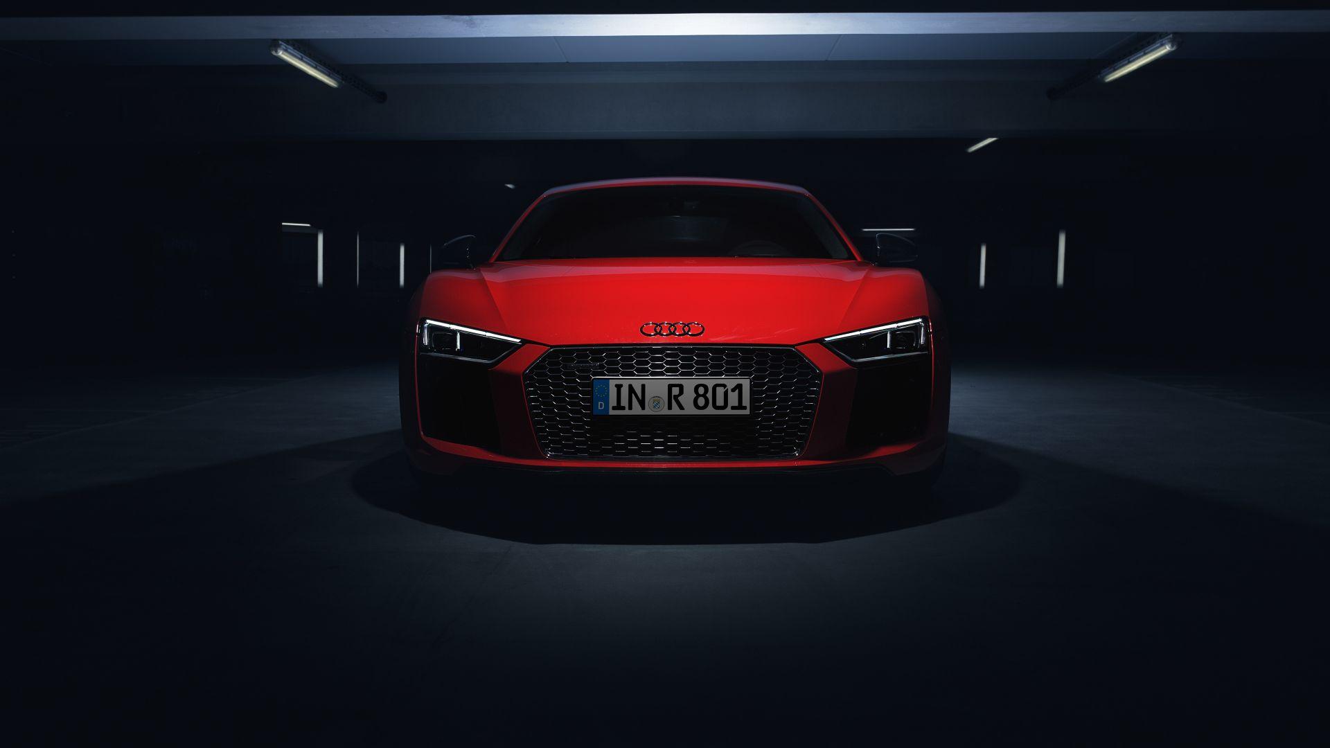 1920x1080 Desktop wallpaper audi r8 v sports car, red, HD image, picture, background, ee7820