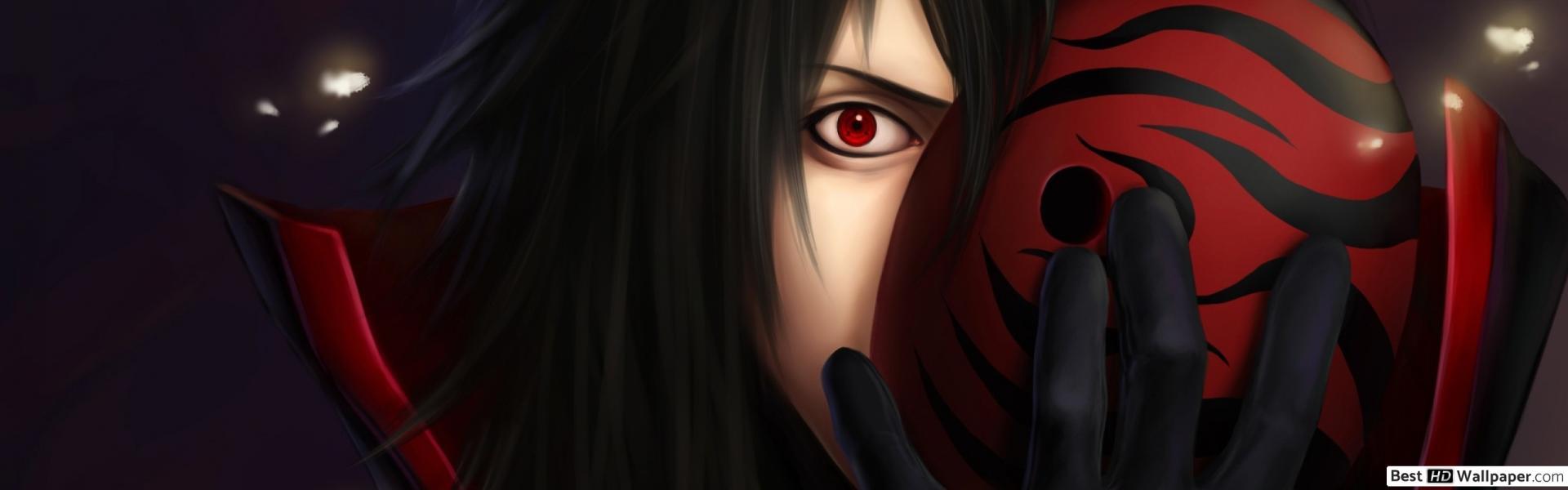 1920x600 Naruto uchiha fantasy warrior HD wallpaper download