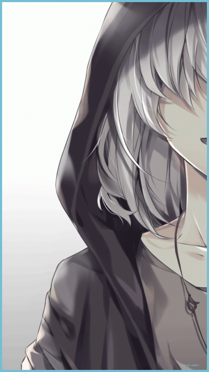 698x1241 Anime Wallpaper Of Boy Download 10x10 Anime Boy White Hair Boy Wallpaper