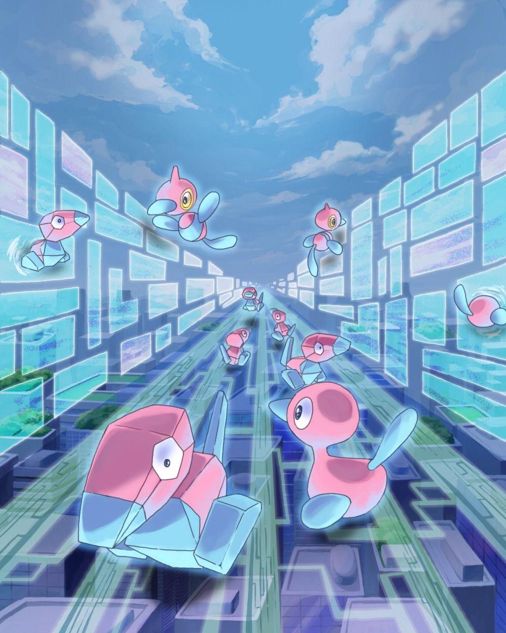 1000x1250 Pokémon art - Porygon, Porygon Porygon Z Dimension. Pokemon, Pokemon picture, Pokemon fakemon