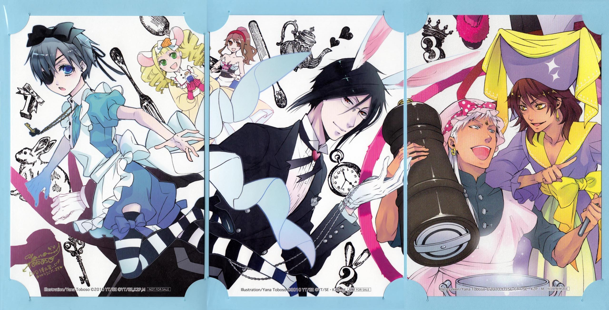2560x1305 Kuroshitsuji image Ciel in Wonderland HD wallpaper and background