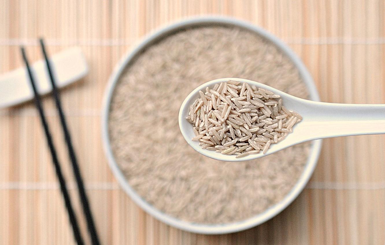 1332x850 Wallpaper spoon, rice, chopsticks image for desktop, section еда
