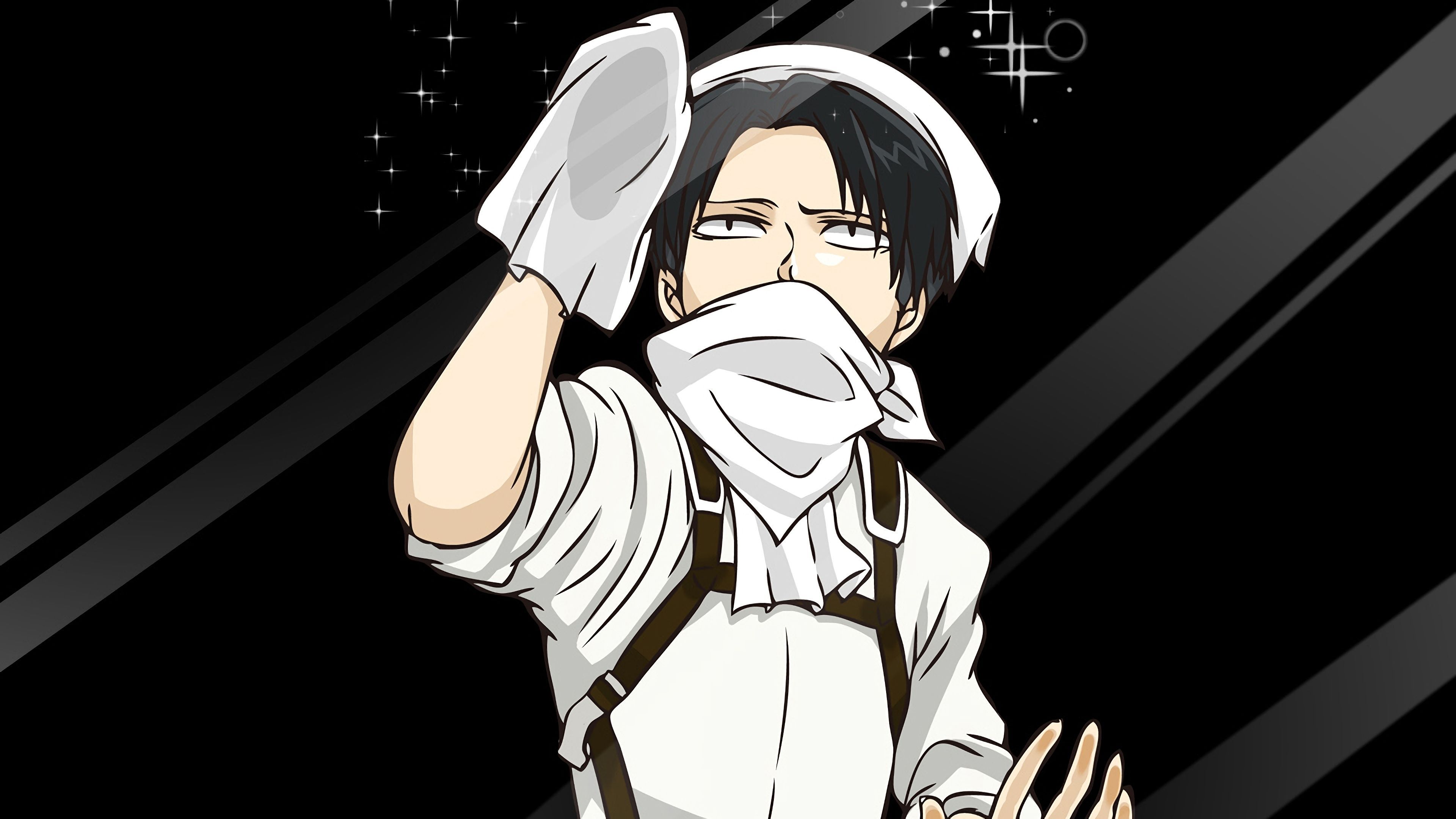 3840x2160 Levi Cleaning Wallpaper