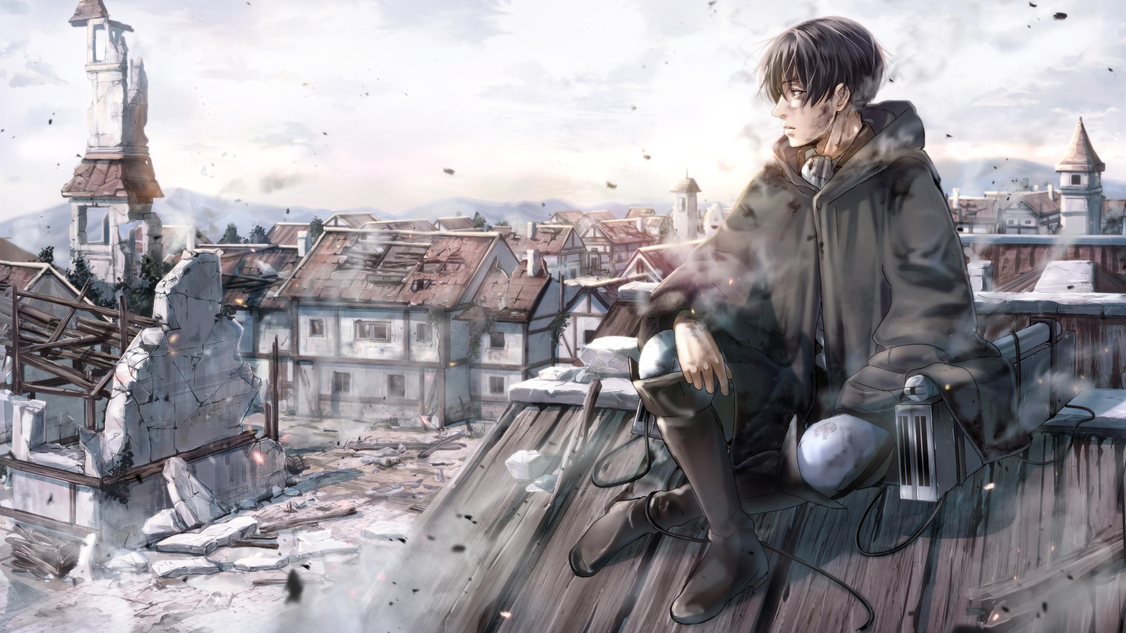 3840x2160 Levi Ackerman 4k Ultra HD Wallpaper