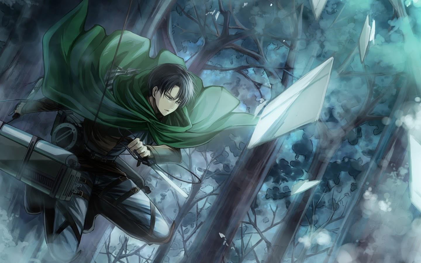 1440x900 Levi Attack on Titan 4K Wallpaper