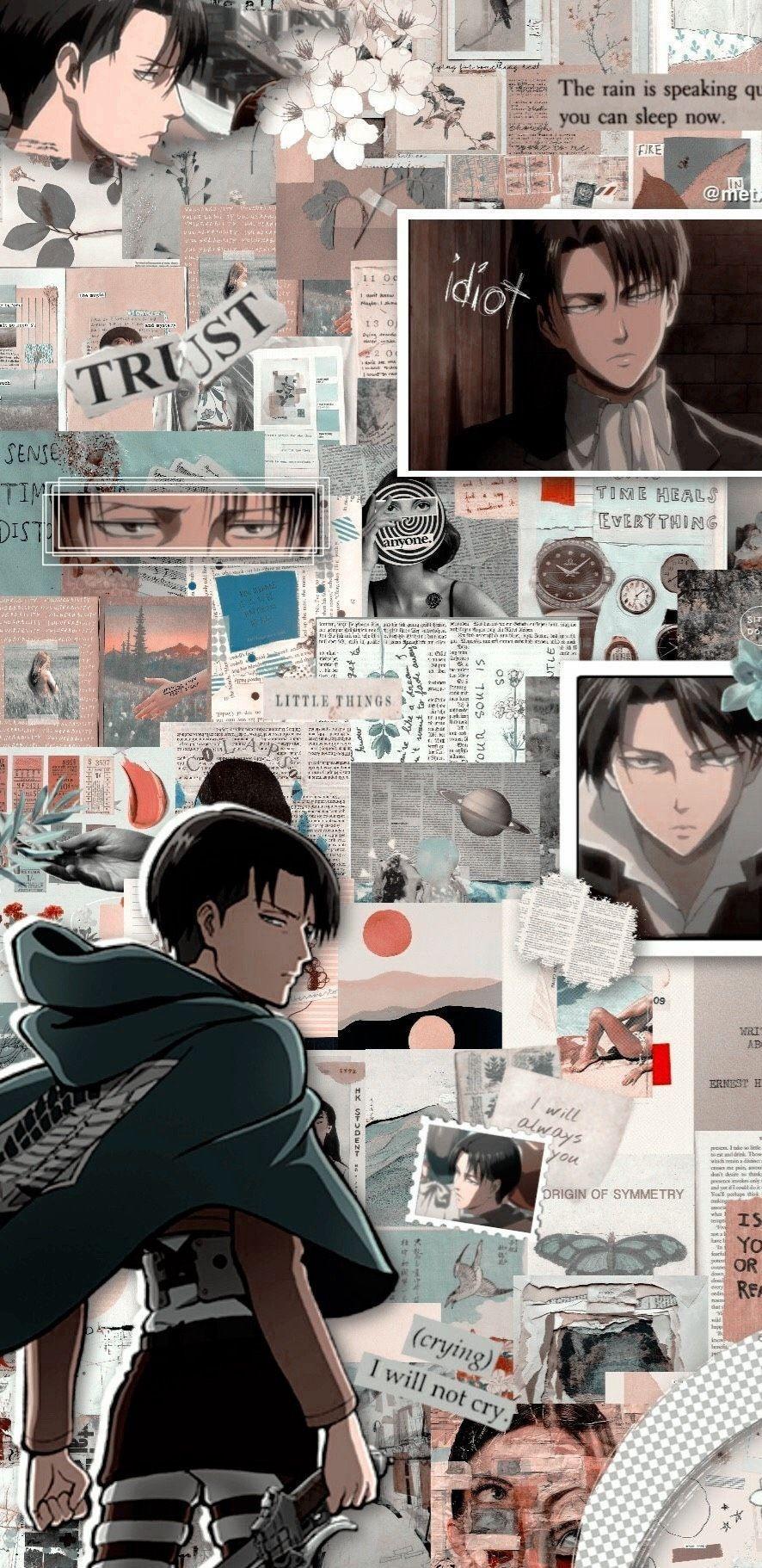 886x1822 Levi Ackerman Aesthetic Wallpaper 4K of Wallpaper for Andriod