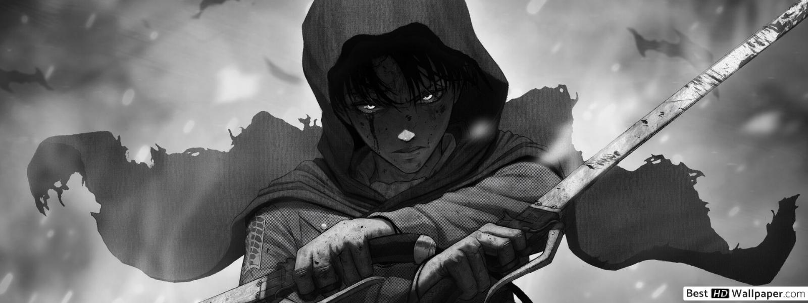 1600x600 Attack On Titan Godmode HD wallpaper download