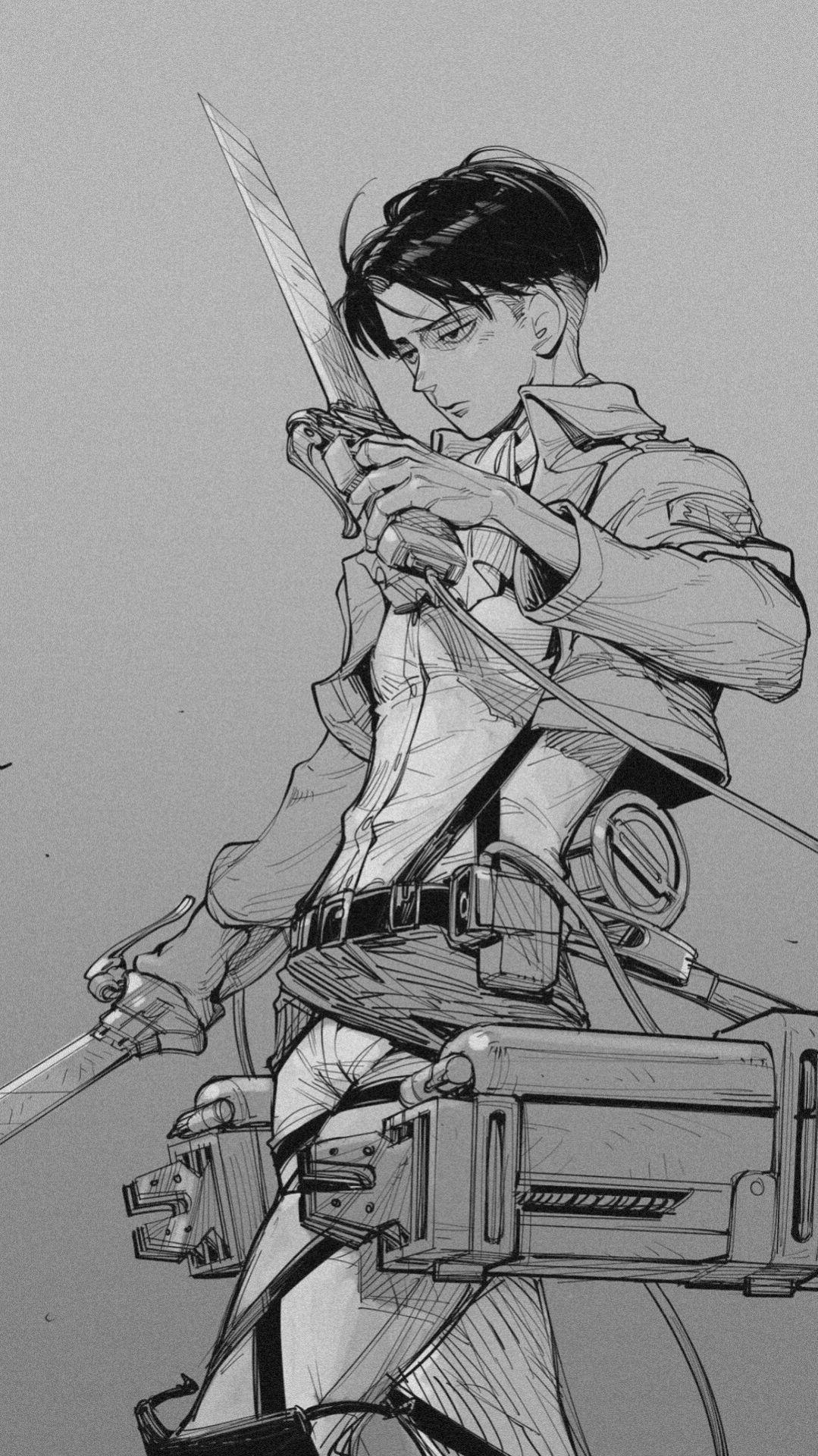 1079x1920 Levi Ackerman Wallpaper Sun 4K of Wallpaper for Andriod