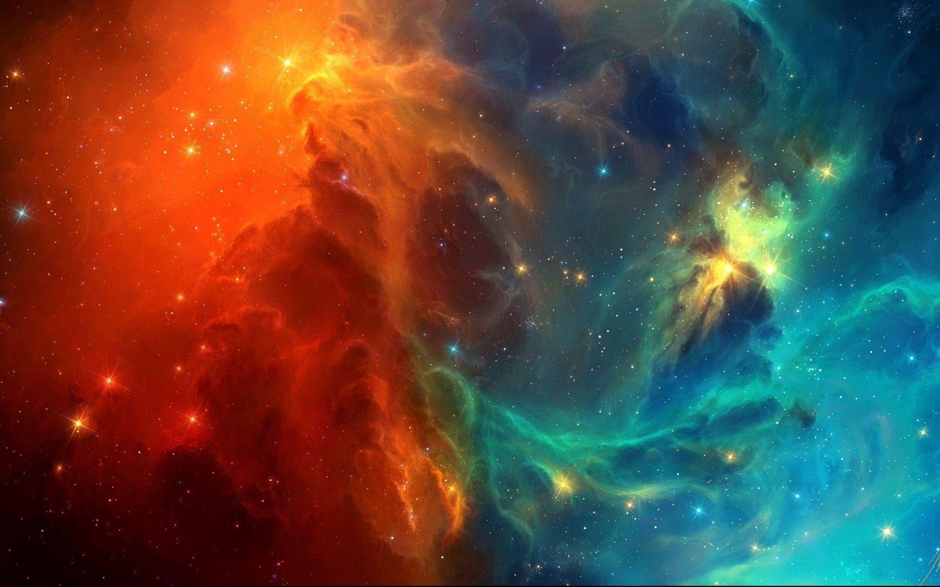1920x1200 Red Universe Wallpaper