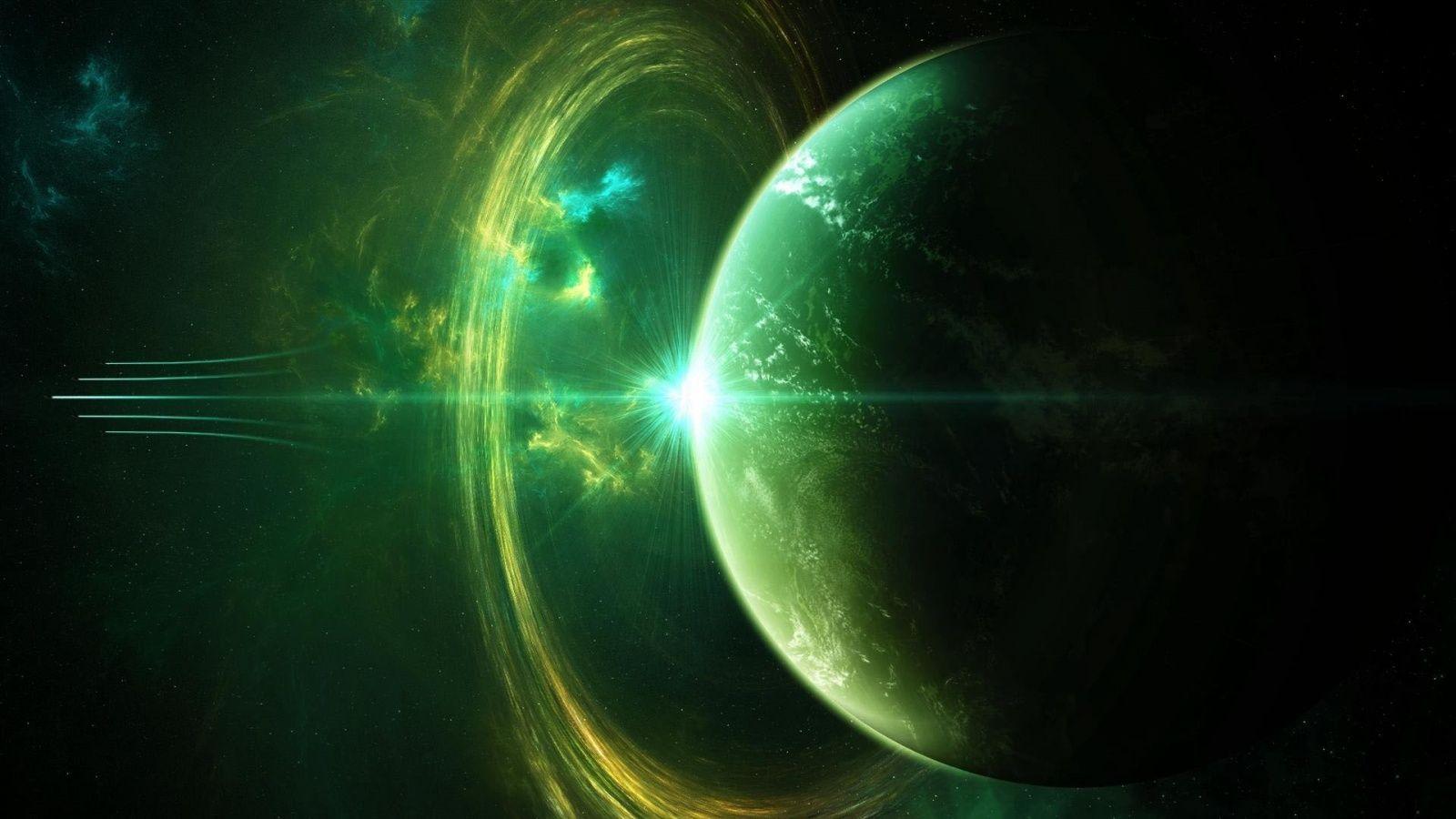 1600x900 Watching The Universe Blue Wallpaper