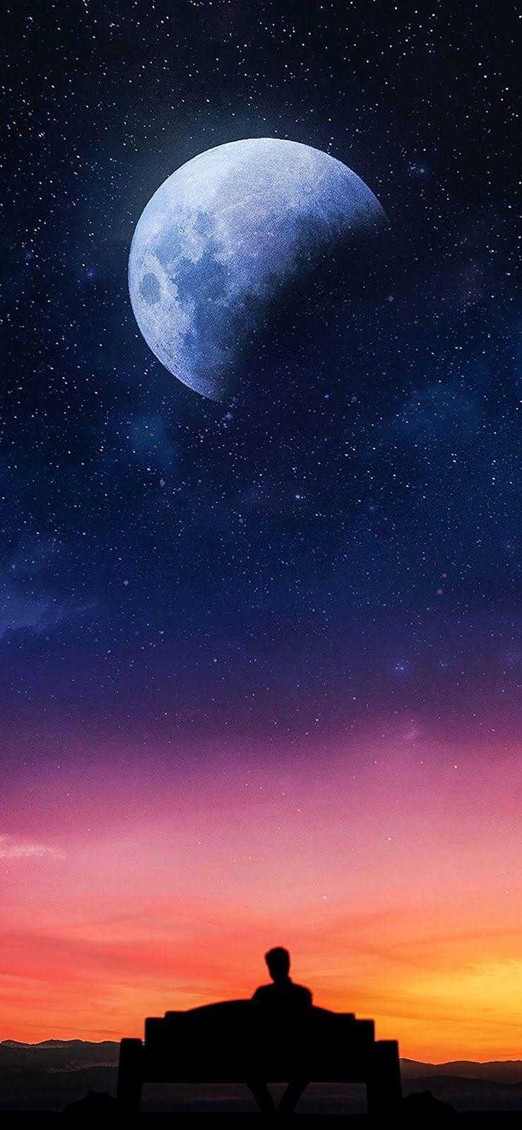 739x1600 Starry sky iphone xs max background. iPhone wallpaper sky, Night sky photography, Sky photography