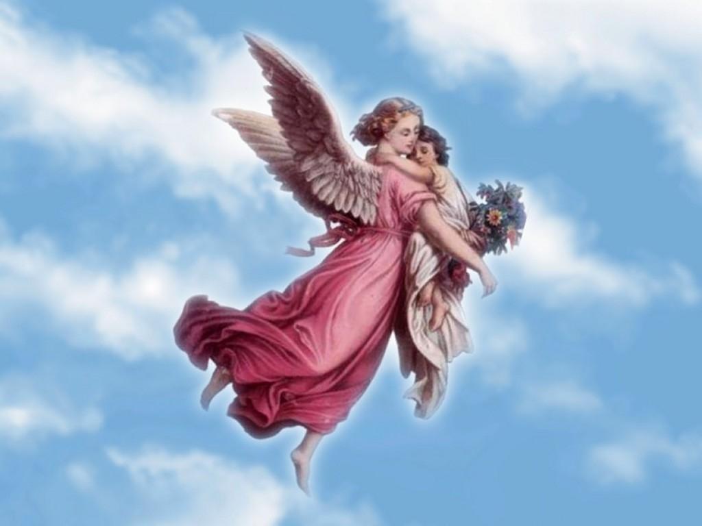 1024x768 Free Angel Wallpaper