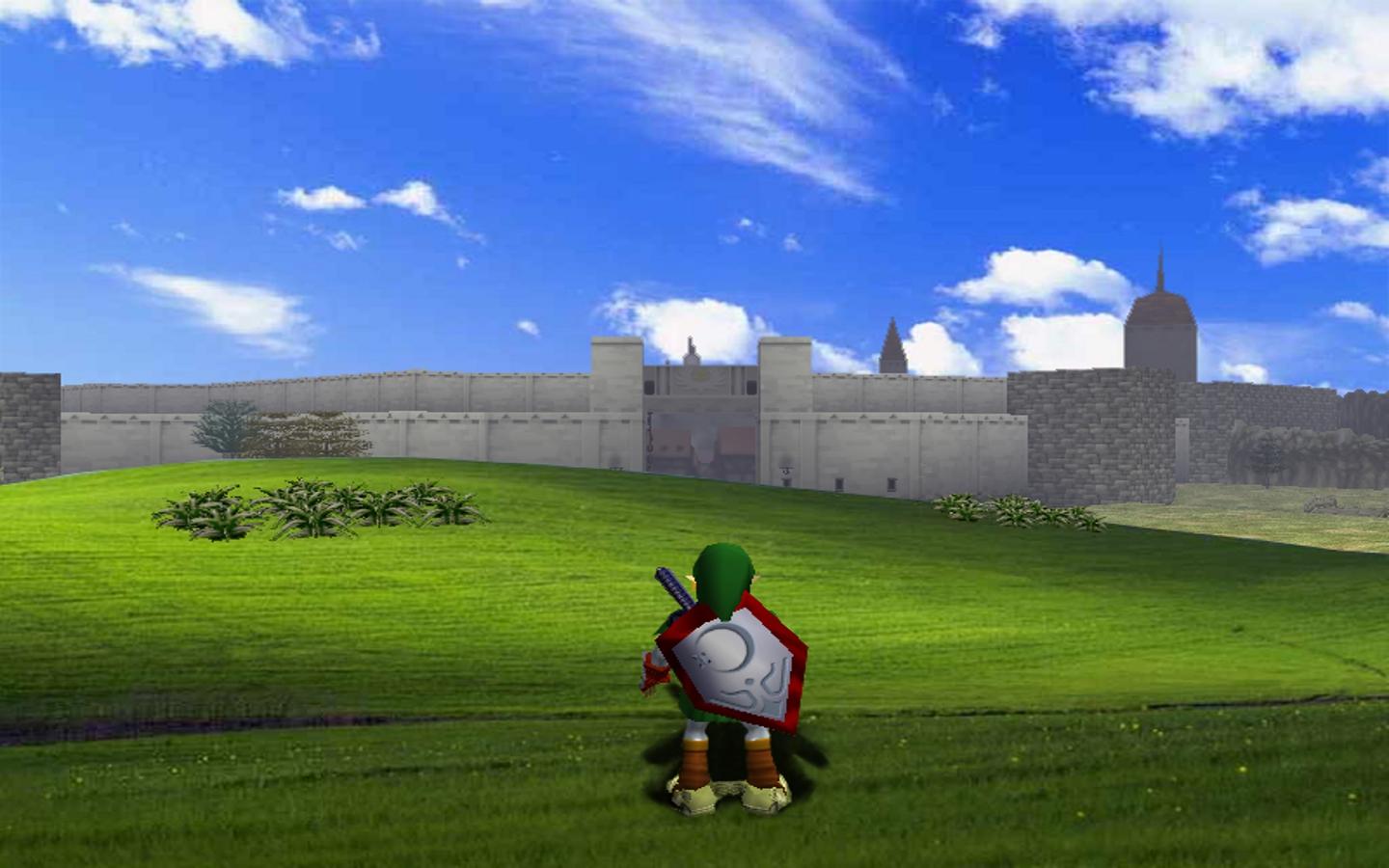1440x900 bliss ocarina of time the legend of zelda microsoft windows 1440x900 wallpaper