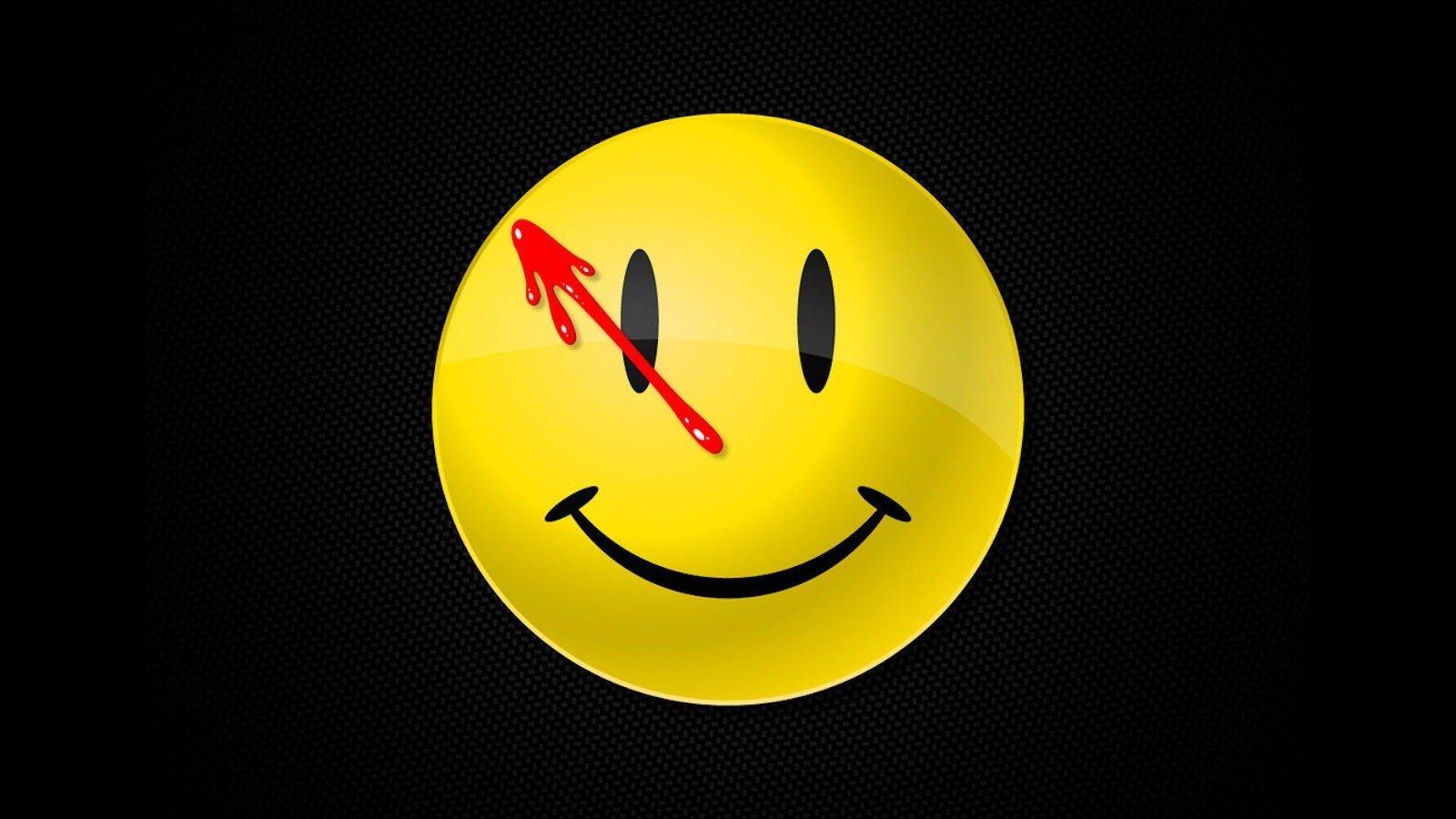 1600x900 the comedian watchmen smiley wallpaper