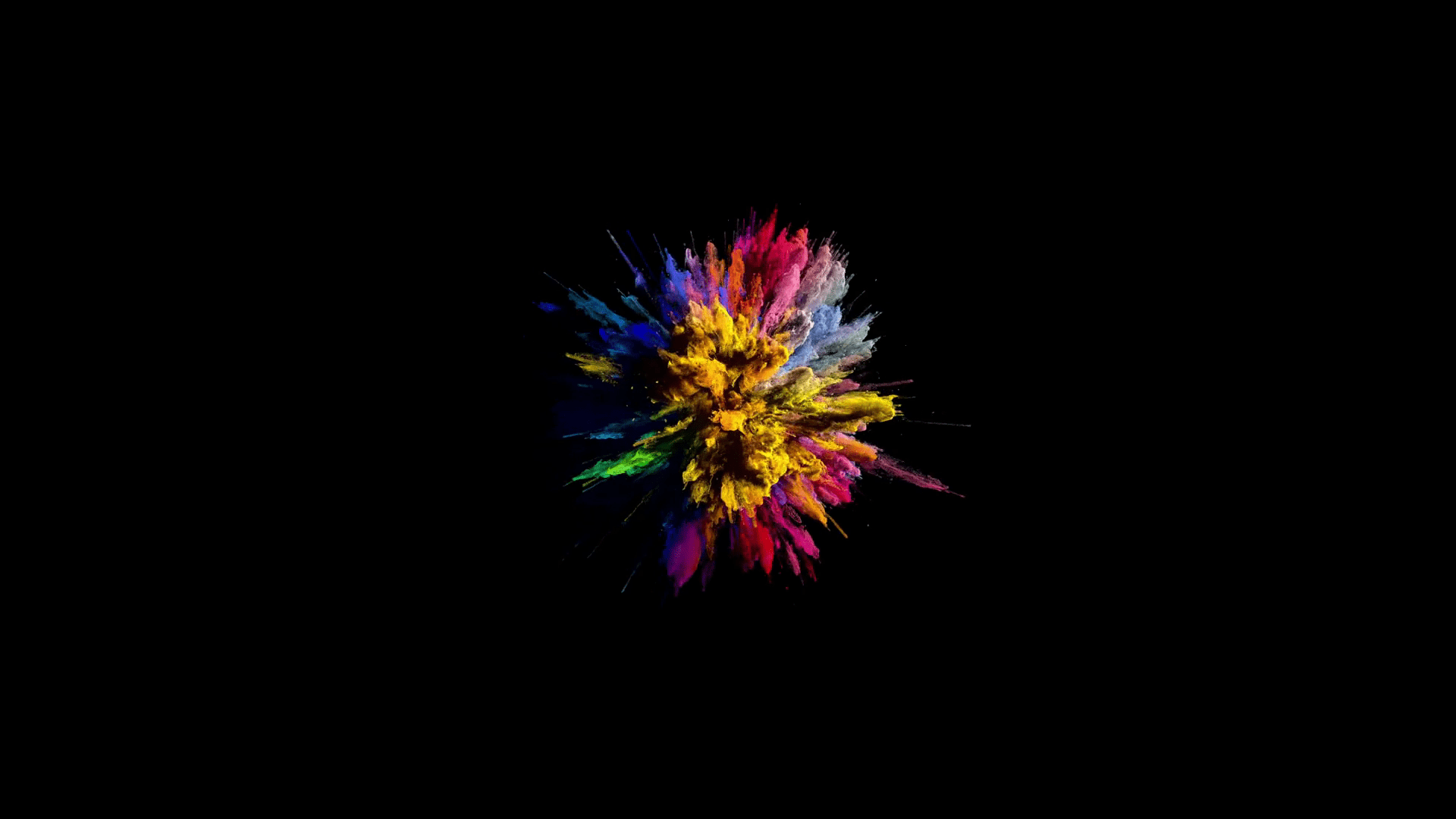 1920x1080 Powder Explosion Wallpaper