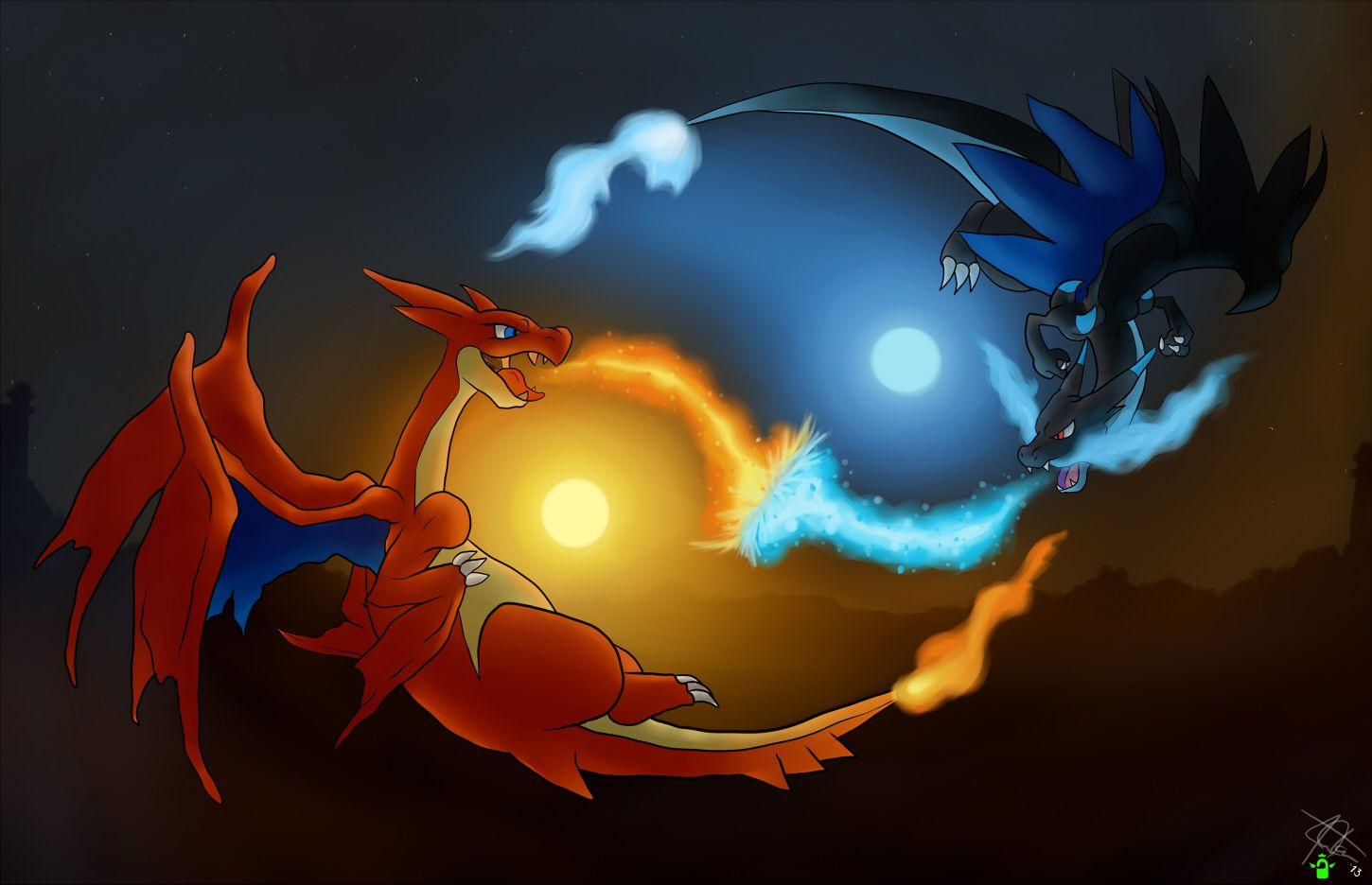 1450x936 Pokemon Drawing Charizard X And Y