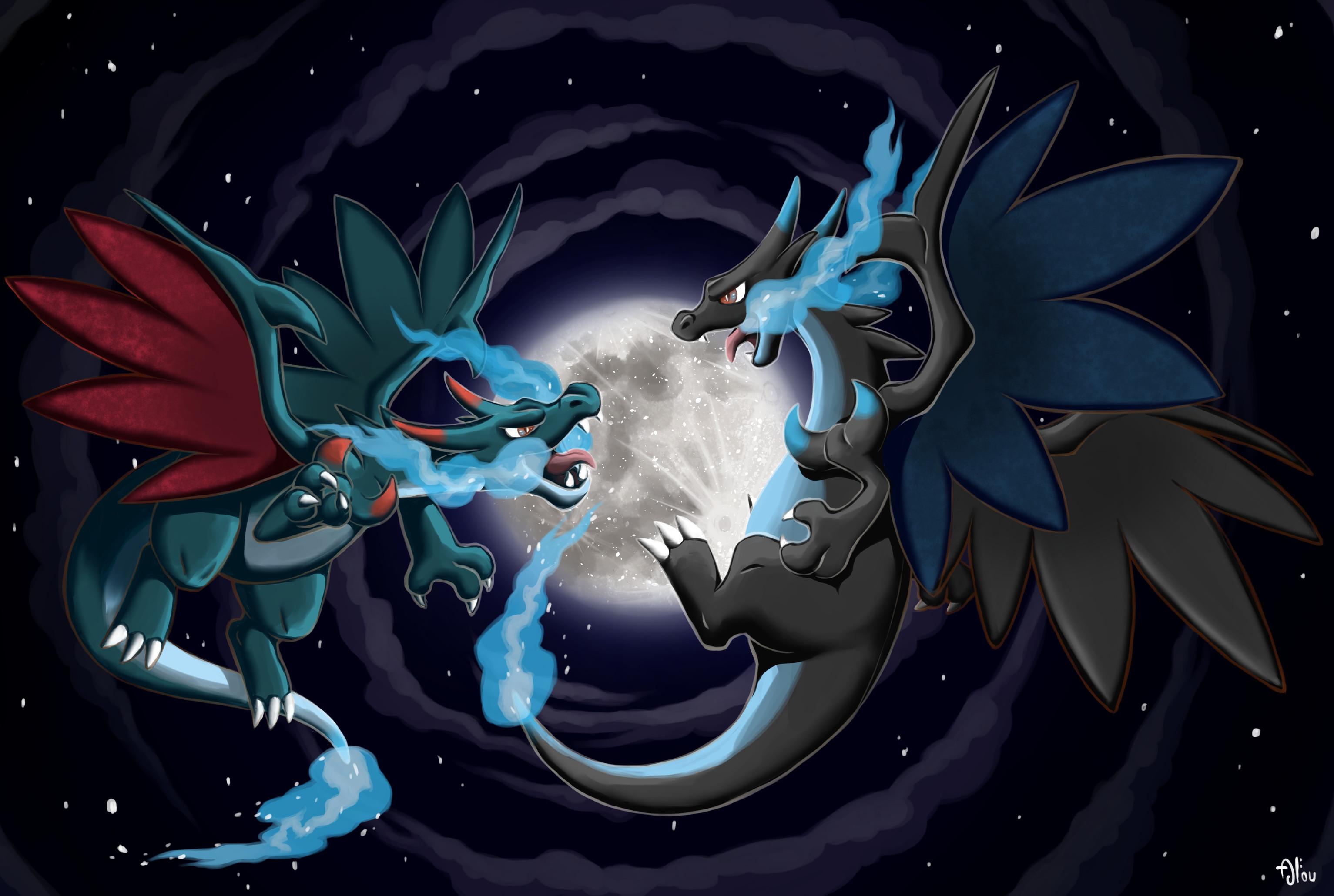 3066x2060 Mega Rayquaza No Background