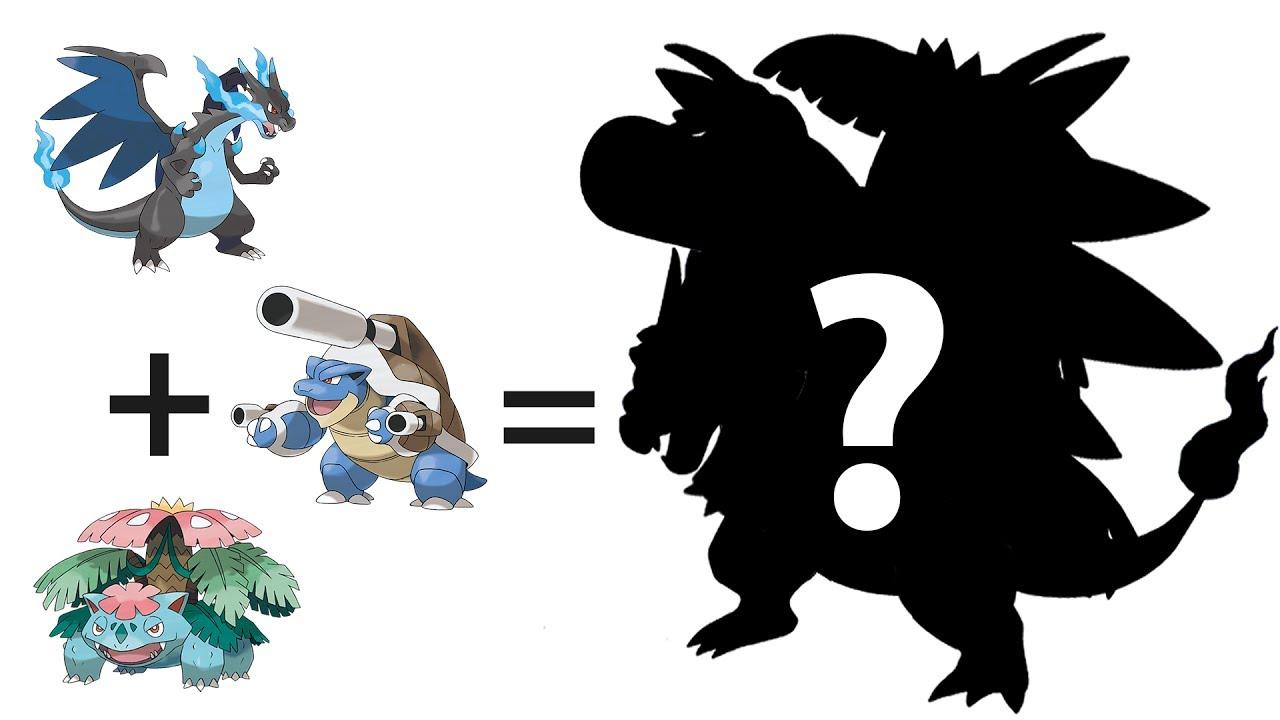 1280x720 Mega Charizard X + Mega Venusaur + Mega Blastoise Incredible Pokemon Mega Fusion Evolution