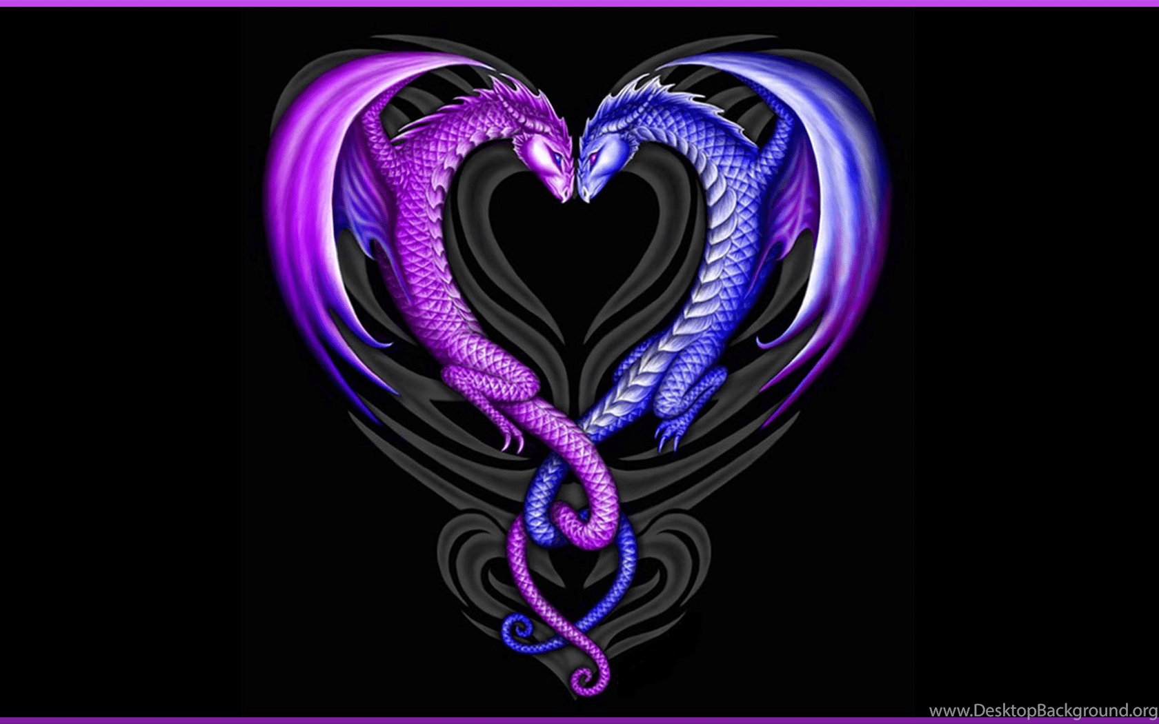 1680x1050 Purple Dragon Wallpaper Desktop Background