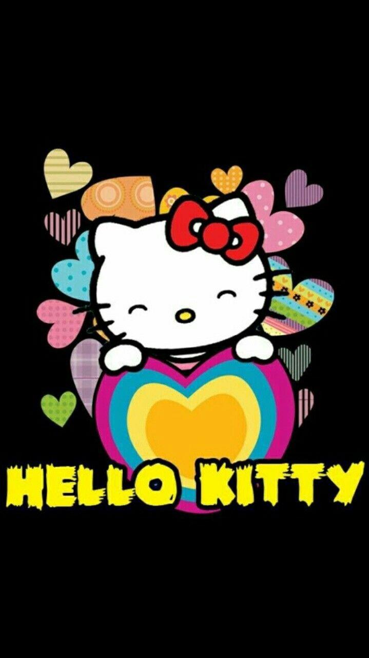 719x1280 Hello Kitty Hearts and Stripes Wallpaper. Hello kitty wallpaper, Hello kitty picture, Hello kitty