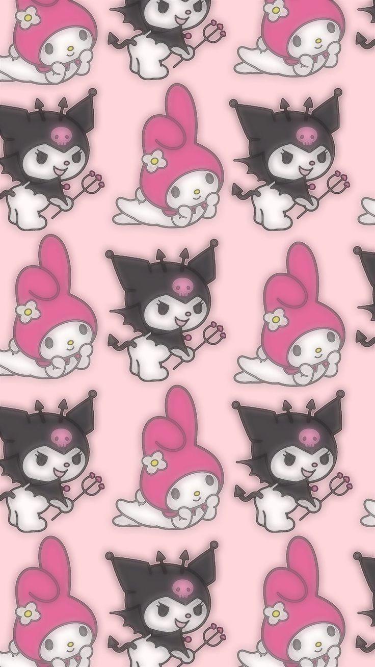 736x1308 Hello Kitty Sanrio Desktop Wallpaper