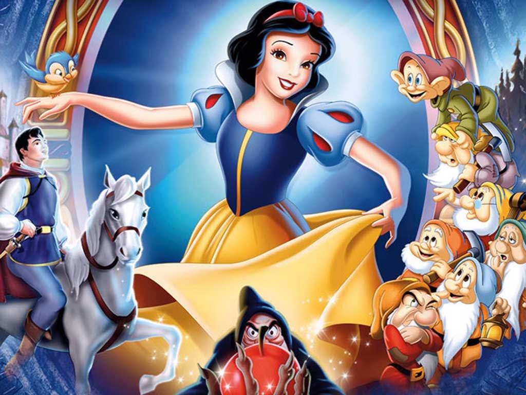 1024x768 Snow White and the Seven Dwarfs Disney Wallpaper