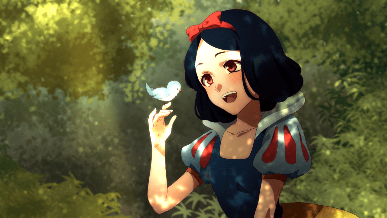 1280x720 Disney Snow White Anime