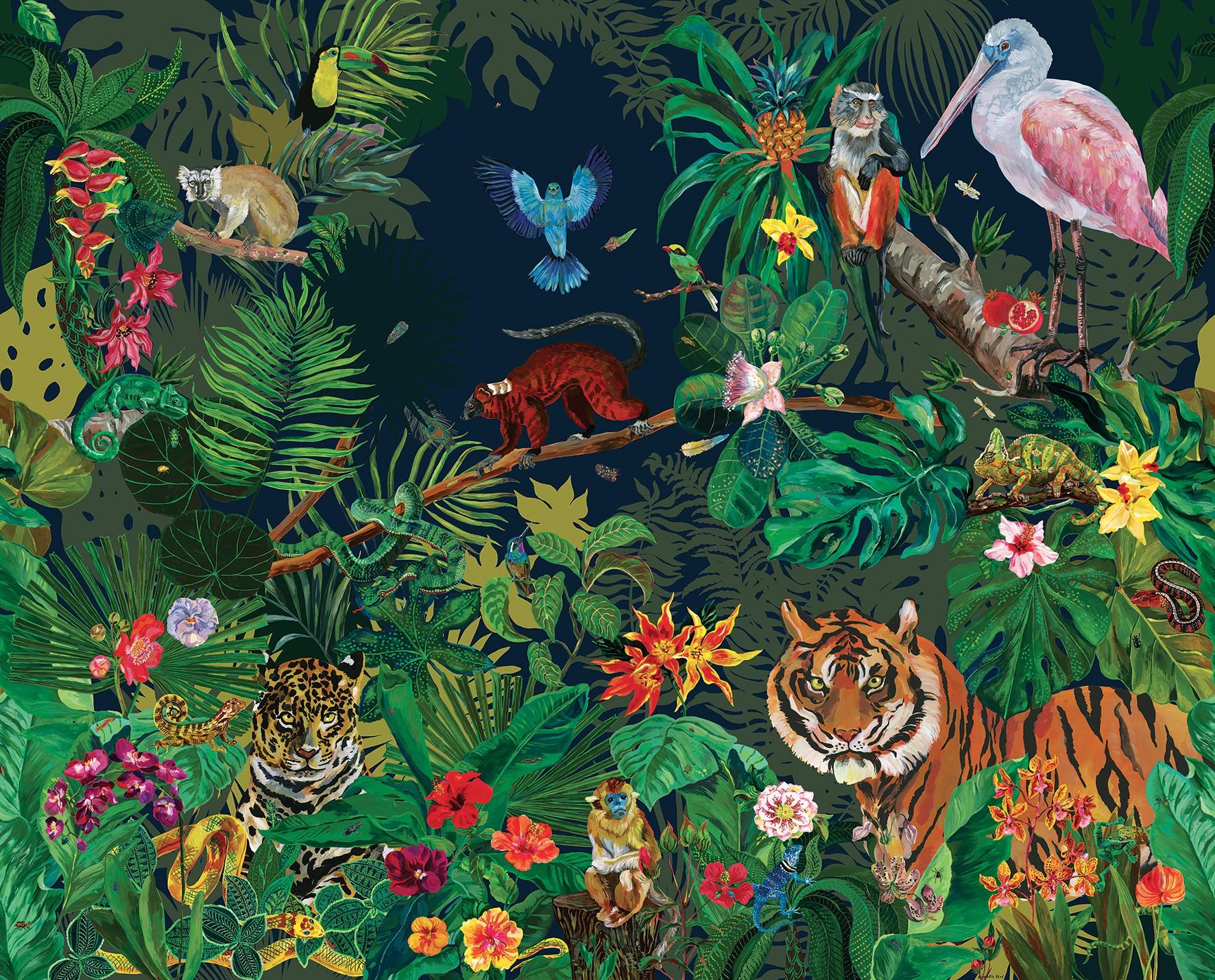 Jungle Art Wallpapers - Top Free Jungle Art Backgrounds - WallpaperAccess