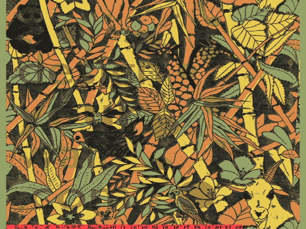 1024x768 Vintage Hawaiian Wallpaper