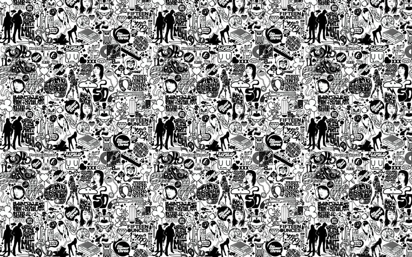 1440x900 Comics Black And White Mac Wallpaper Download Desktop Background
