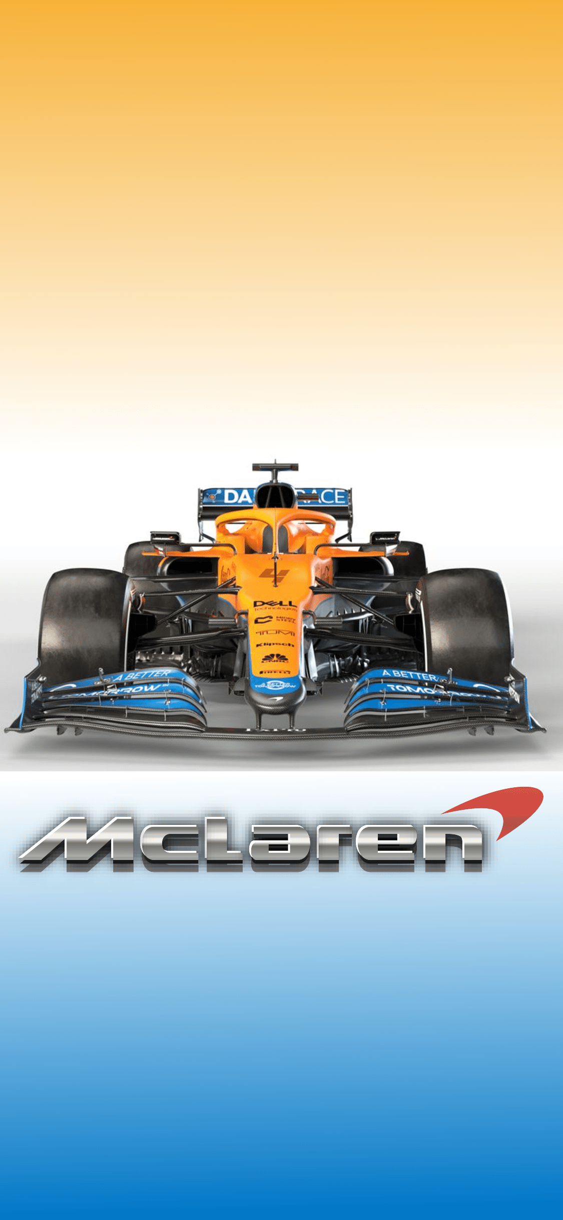 1125x2436 McLaren 2021 iPhone Wallpaper: formula1