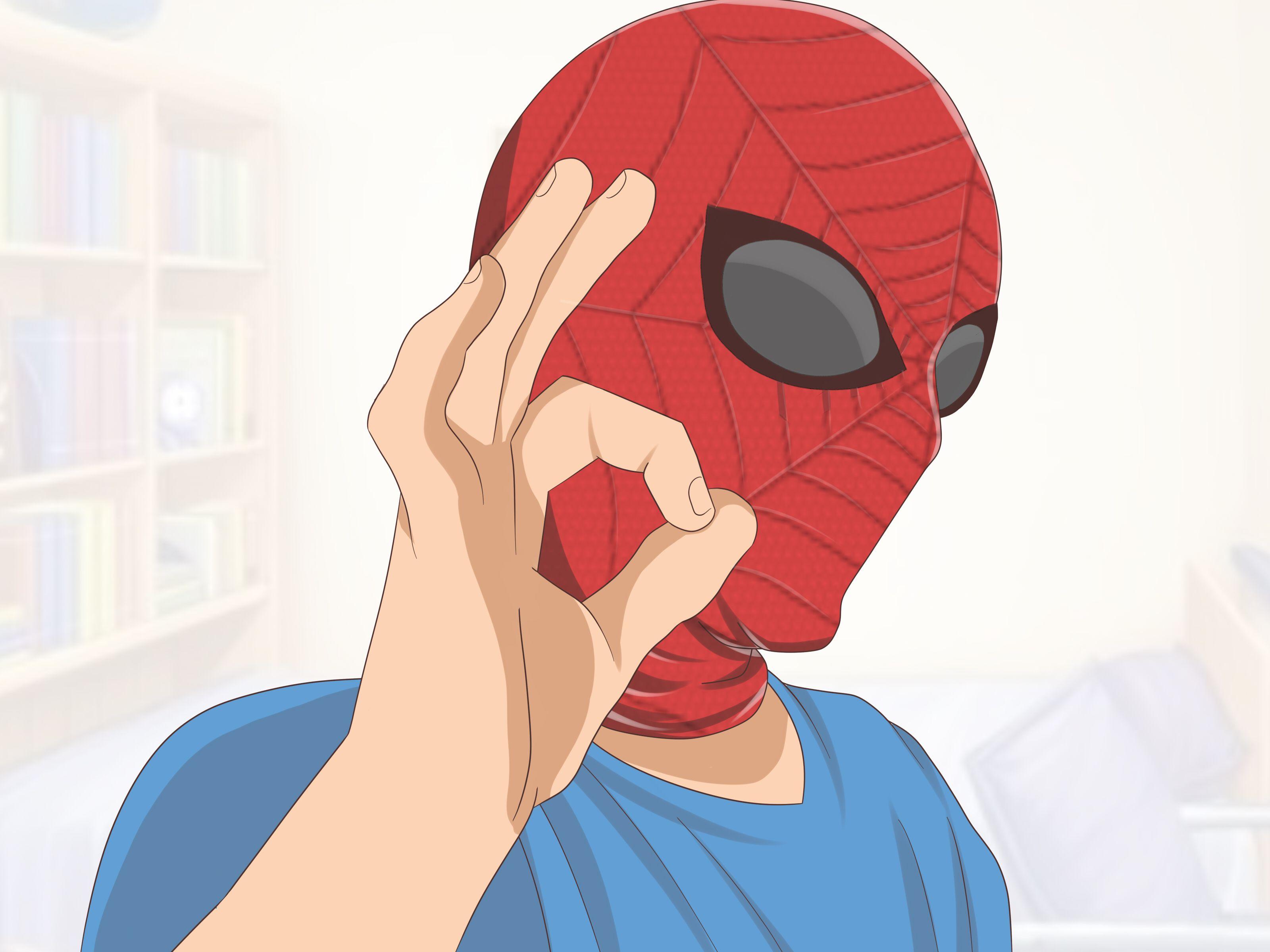 3200x2400 How to Make a Spider Man Mask: 14 Steps (with Picture)