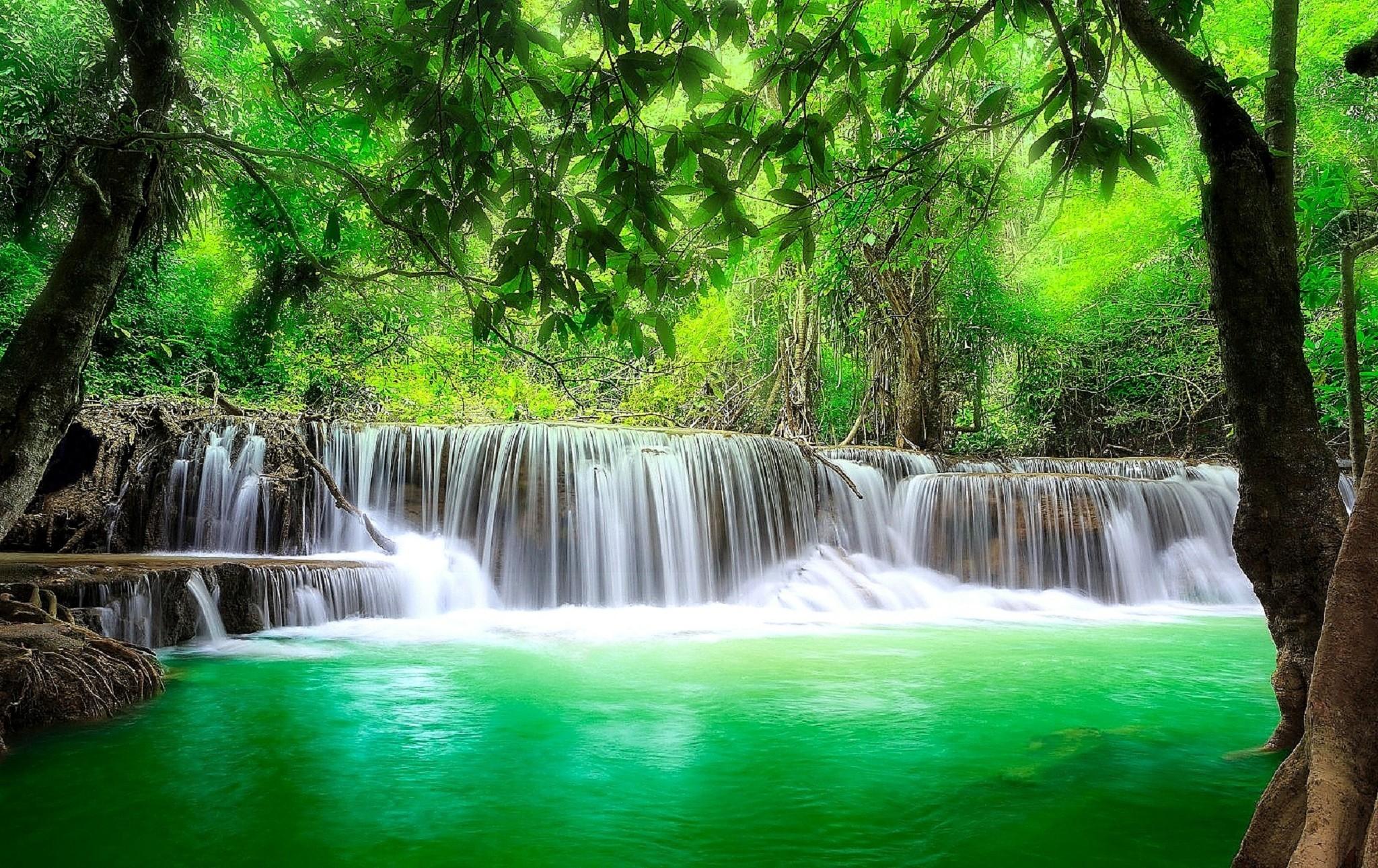 Summer Waterfall Wallpapers - Top Free Summer Waterfall Backgrounds 