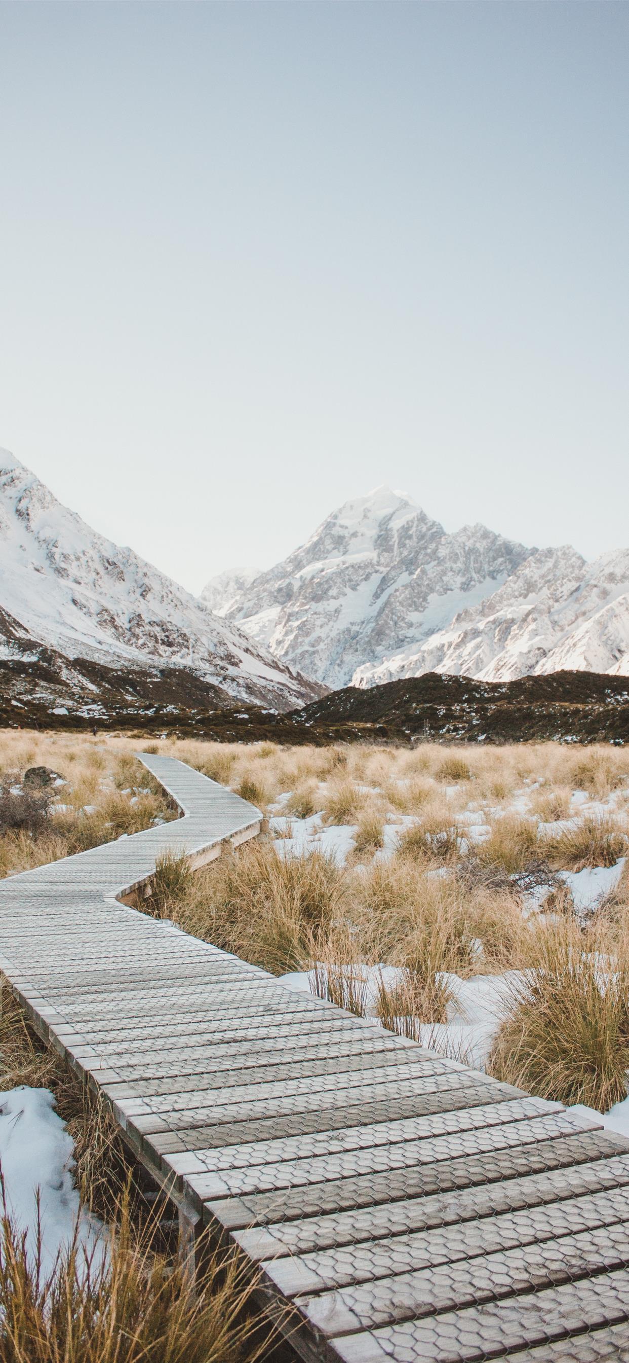 1242x2688 Hooker Valley Mt Cook iPhone X Wallpaper Free Download