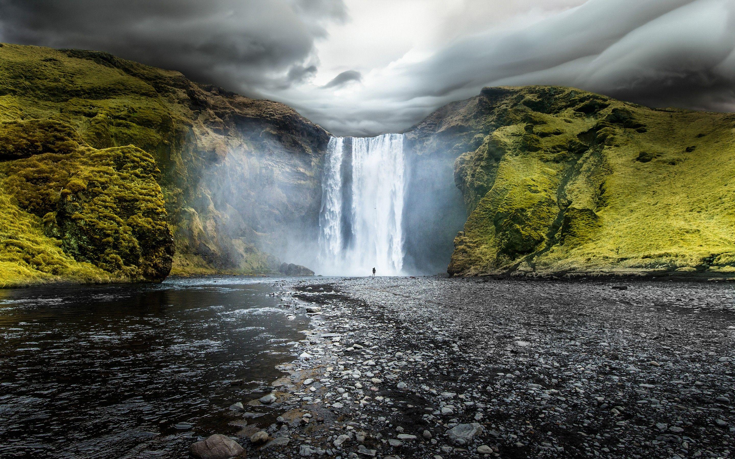 2880x1800 Iceland Waterfalls Wallpaper